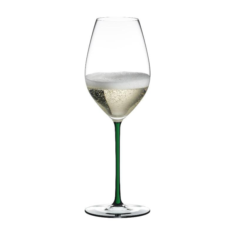 Riedel Fatto a Mano grün Champagner Wine Glass 445 ccm / h 25 cm